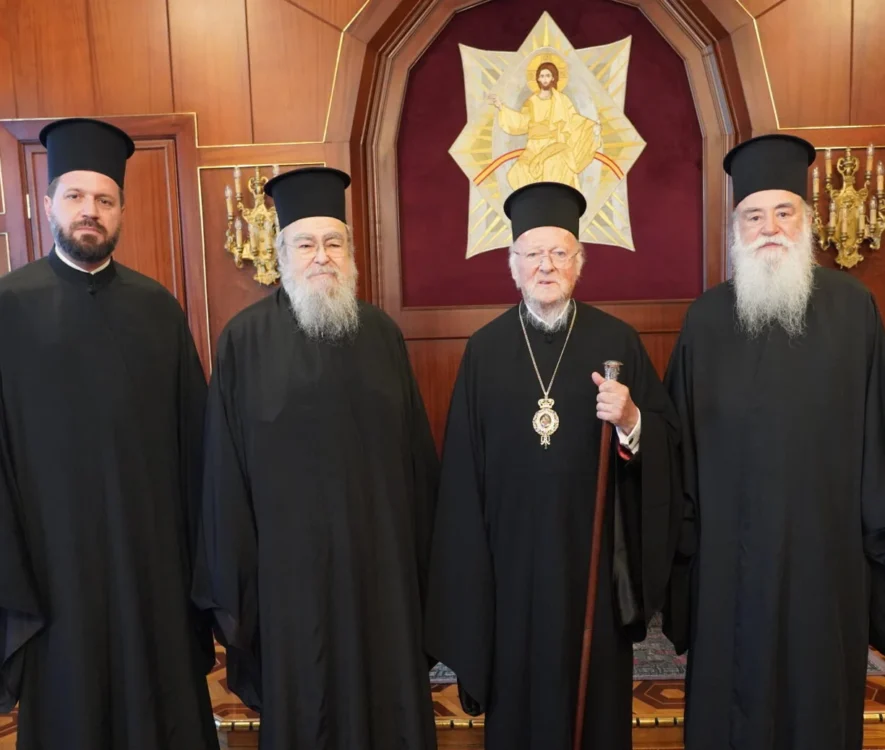 Στο Φανάρι οι Μητροπολίτες Δωδώνης και Ζακύνθου συνάντησαν τον Οικουμενικό Πατριάρχη Βαρθολομαίο ενόψει της τιμητικής του αναγόρευσης από το Ιόνιο Πανεπιστήμιο.