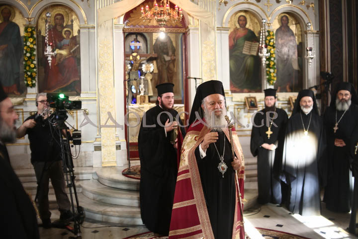 Πανηγυρικός Αρχιερατικός Εσπερινός στον Ιερό Ναό Αγίου Παύλου Αθηνών με τον Μητροπολίτη Χαλκίδος κ. Χρυσόστομο και τον Αρχιμανδρίτη π. Σεβαστιανό Σωμαράκη.