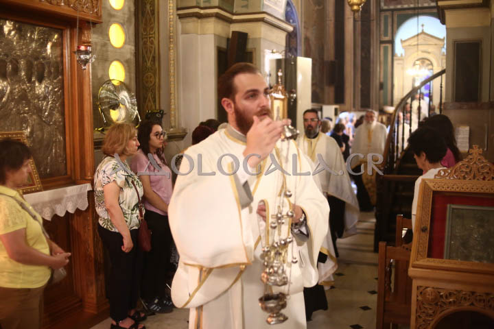 Πανηγυρικός Αρχιερατικός Εσπερινός στον Ιερό Ναό Αγίου Παύλου Αθηνών με τον Μητροπολίτη Χαλκίδος κ. Χρυσόστομο και τον Αρχιμανδρίτη π. Σεβαστιανό Σωμαράκη.