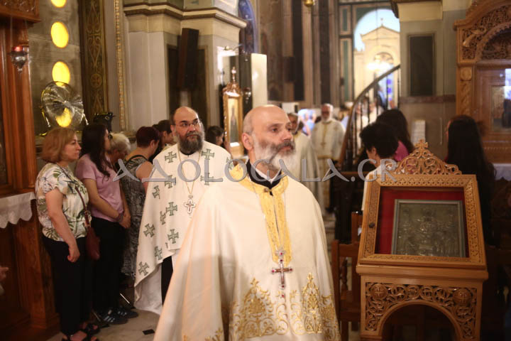 Πανηγυρικός Αρχιερατικός Εσπερινός στον Ιερό Ναό Αγίου Παύλου Αθηνών με τον Μητροπολίτη Χαλκίδος κ. Χρυσόστομο και τον Αρχιμανδρίτη π. Σεβαστιανό Σωμαράκη.