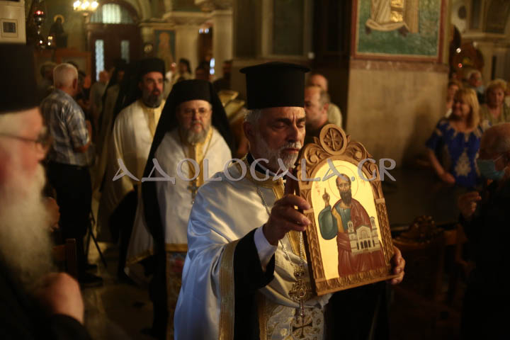 Πανηγυρικός Αρχιερατικός Εσπερινός στον Ιερό Ναό Αγίου Παύλου Αθηνών με τον Μητροπολίτη Χαλκίδος κ. Χρυσόστομο και τον Αρχιμανδρίτη π. Σεβαστιανό Σωμαράκη.