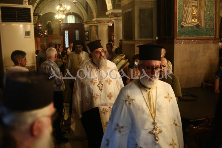 Πανηγυρικός Αρχιερατικός Εσπερινός στον Ιερό Ναό Αγίου Παύλου Αθηνών με τον Μητροπολίτη Χαλκίδος κ. Χρυσόστομο και τον Αρχιμανδρίτη π. Σεβαστιανό Σωμαράκη.