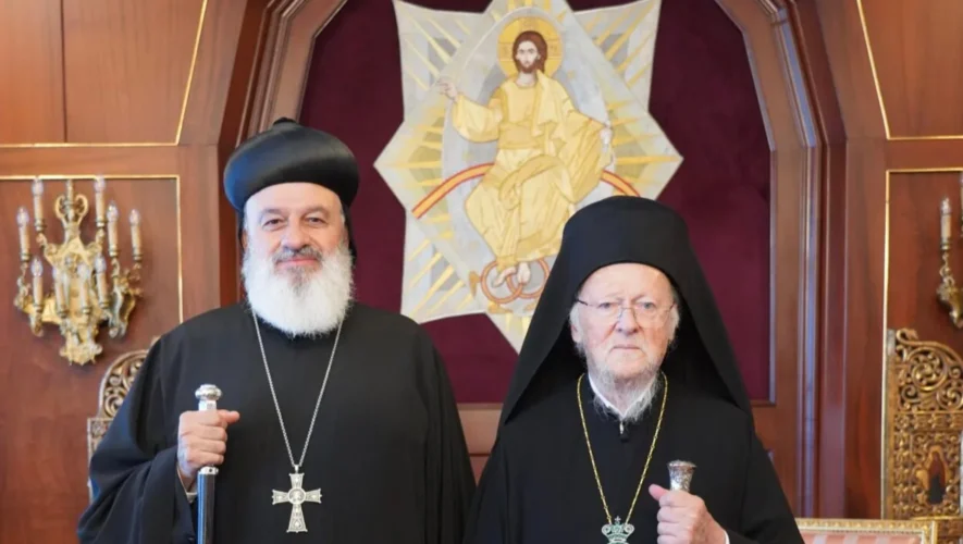 Συνάντηση Οικουμενικού Πατριάρχη Βαρθολομαίου με τον Πατριάρχη Συροϊακωβιτών Ιγνάτιο Εφραίμ Β’ στο Φανάρι