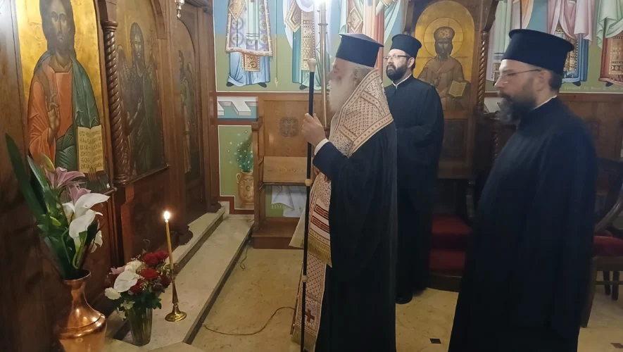 Η Α.Θ.Μ. ο Πάπας και Πατριάρχης Αλεξανδρείας και πάσης Αφρικής κ.κ. Θεόδωρος Β΄, σήμερα, Σάββατο 20 Ιουνίου ε.έ, μετά το πέρας της Θείας Λειτουργίας επί την εορτή της Συνάξεως της Παναγίας της επικαλουμένης και Οδηγήτριας, τέλεσε Τρισάγιο υπέρ αναπαύσεως της ψυχής του μακαριστού Μητροπολίτου Ικονίου κυρού Θεολήπτου, στο Πατριαρχικό Παρεκκλήσιο των Αγίων Θεοδώρων, εντός της Πατριαρχικής Καθέδρας Αλεξανδρείας.