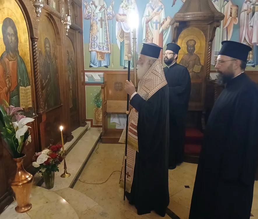 Η Α.Θ.Μ. ο Πάπας και Πατριάρχης Αλεξανδρείας και πάσης Αφρικής κ.κ. Θεόδωρος Β΄, σήμερα, Σάββατο 20 Ιουνίου ε.έ, μετά το πέρας της Θείας Λειτουργίας επί την εορτή της Συνάξεως της Παναγίας της επικαλουμένης και Οδηγήτριας, τέλεσε Τρισάγιο υπέρ αναπαύσεως της ψυχής του μακαριστού Μητροπολίτου Ικονίου κυρού Θεολήπτου, στο Πατριαρχικό Παρεκκλήσιο των Αγίων Θεοδώρων, εντός της Πατριαρχικής Καθέδρας Αλεξανδρείας.