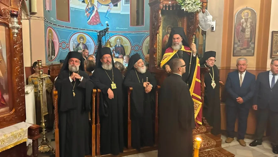 Η Λέρος τιμά την Αγία Μαρίνα με λιτανεία και Πολυαρχιερατική Θεία Λειτουργία