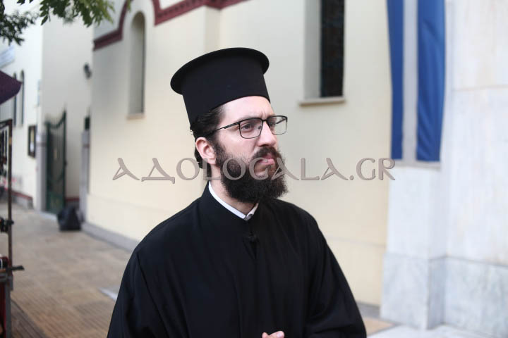 Ο Επίσκοπος Χριστουπόλεως Βαρνάβας στον πανηγυρικό Εσπερινό της Αγίας Μαρκέλλας στον Βοτανικό.