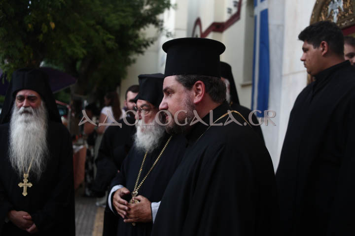 Ο Επίσκοπος Χριστουπόλεως Βαρνάβας στον πανηγυρικό Εσπερινό της Αγίας Μαρκέλλας στον Βοτανικό.