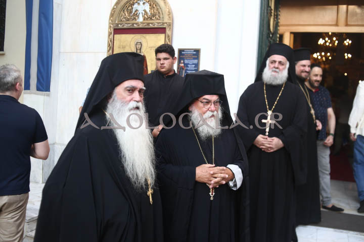 Ο Επίσκοπος Χριστουπόλεως Βαρνάβας στον πανηγυρικό Εσπερινό της Αγίας Μαρκέλλας στον Βοτανικό.
