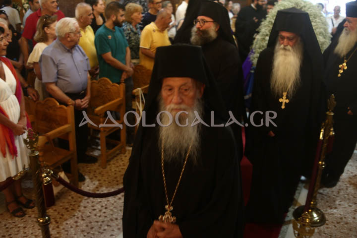 Ο Επίσκοπος Χριστουπόλεως Βαρνάβας στον πανηγυρικό Εσπερινό της Αγίας Μαρκέλλας στον Βοτανικό.