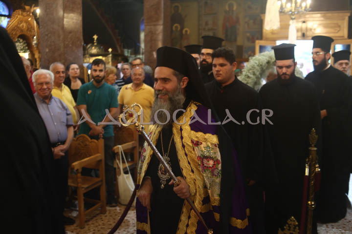 Ο Επίσκοπος Χριστουπόλεως Βαρνάβας στον πανηγυρικό Εσπερινό της Αγίας Μαρκέλλας στον Βοτανικό.