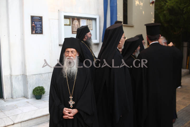 Ο Επίσκοπος Χριστουπόλεως Βαρνάβας στον πανηγυρικό Εσπερινό της Αγίας Μαρκέλλας στον Βοτανικό.