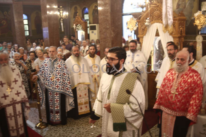 Ο Επίσκοπος Χριστουπόλεως Βαρνάβας στον πανηγυρικό Εσπερινό της Αγίας Μαρκέλλας στον Βοτανικό.
