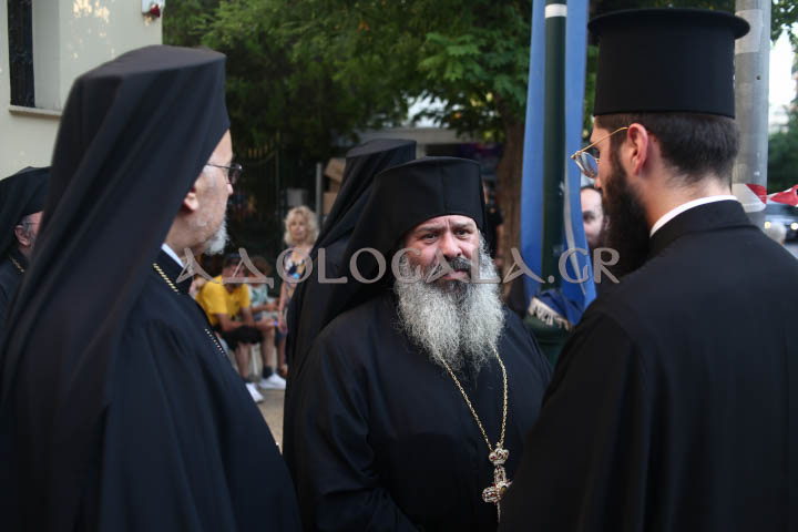 Ο Επίσκοπος Χριστουπόλεως Βαρνάβας στον πανηγυρικό Εσπερινό της Αγίας Μαρκέλλας στον Βοτανικό.