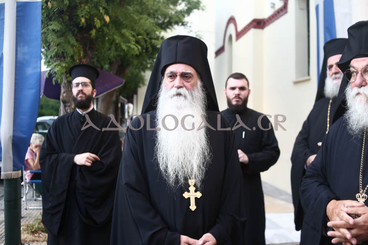 Ο Επίσκοπος Χριστουπόλεως Βαρνάβας στον πανηγυρικό Εσπερινό της Αγίας Μαρκέλλας στον Βοτανικό.