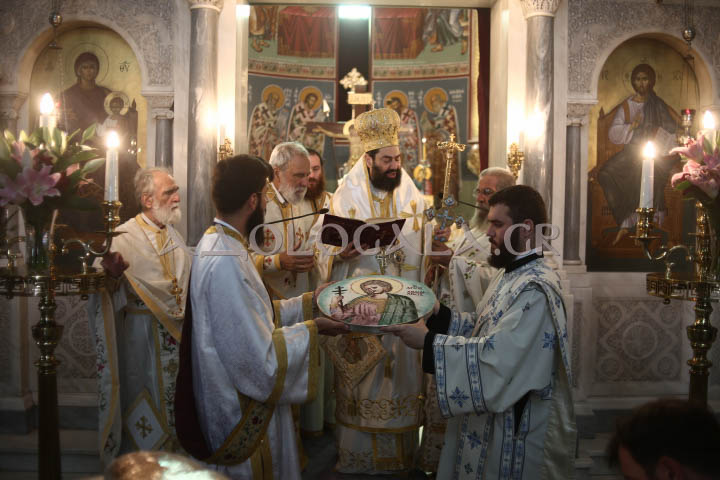Άγιος Αιμιλιανός, Λόφος Σκουζέ, Επίσκοπος Ευρίπου Χρυσόστομος, Θεία Λειτουργία, Ιερός Ναός Αγίου Αιμιλιανού, Αθήνα, Ιερά Αρχιεπισκοπή Αθηνών, Εκκλησιαστικά Νέα, Ορθοδοξία, Πανήγυρη Αγίου Αιμιλιανού