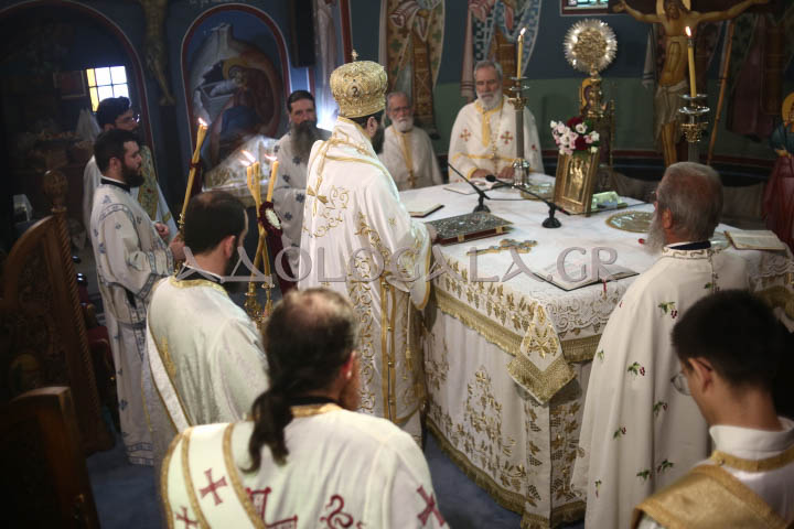 Άγιος Αιμιλιανός, Λόφος Σκουζέ, Επίσκοπος Ευρίπου Χρυσόστομος, Θεία Λειτουργία, Ιερός Ναός Αγίου Αιμιλιανού, Αθήνα, Ιερά Αρχιεπισκοπή Αθηνών, Εκκλησιαστικά Νέα, Ορθοδοξία, Πανήγυρη Αγίου Αιμιλιανού
