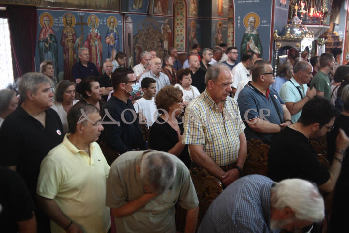 Άγιος Αιμιλιανός, Λόφος Σκουζέ, Επίσκοπος Ευρίπου Χρυσόστομος, Θεία Λειτουργία, Ιερός Ναός Αγίου Αιμιλιανού, Αθήνα, Ιερά Αρχιεπισκοπή Αθηνών, Εκκλησιαστικά Νέα, Ορθοδοξία, Πανήγυρη Αγίου Αιμιλιανού