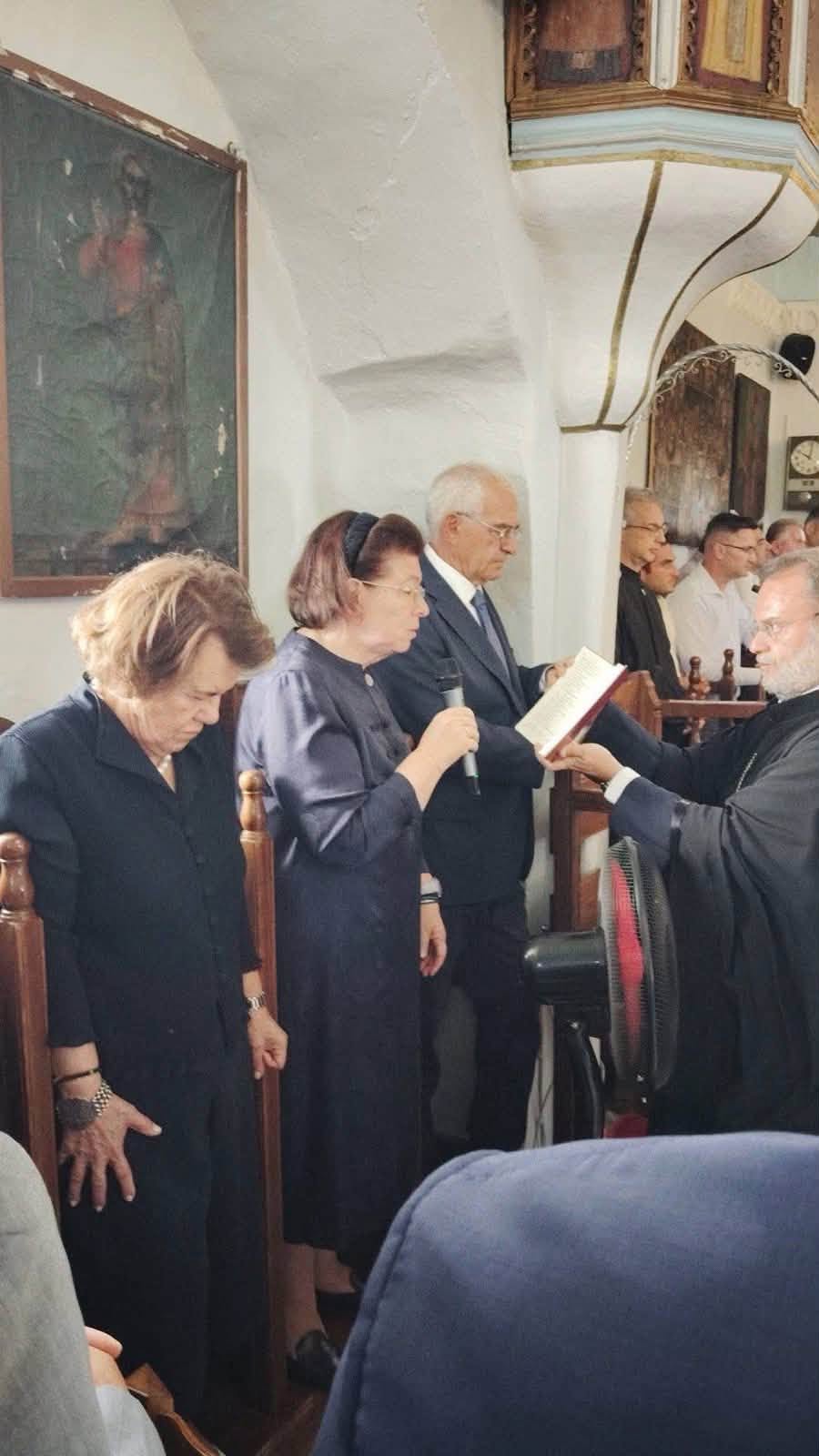 Πατριαρχική Θεία Λειτουργία, Αμοργός, Πατριάρχης Θεόδωρος Β΄, Πατριάρχης Παρθένιος, Ιερό Μνημόσυνο, Εκκλησία Αλεξανδρείας, Μητρόπολη Θήρας, Ορθοδοξία, Κυκλάδες, Εκκλησιαστικές Ειδήσεις
