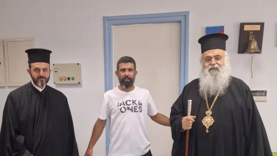 Αρχιεπίσκοπος Κύπρου Γεώργιος σε επίσκεψη στην Παιδοογκολογική Κλινική Μακαρείου Νοσοκομείου