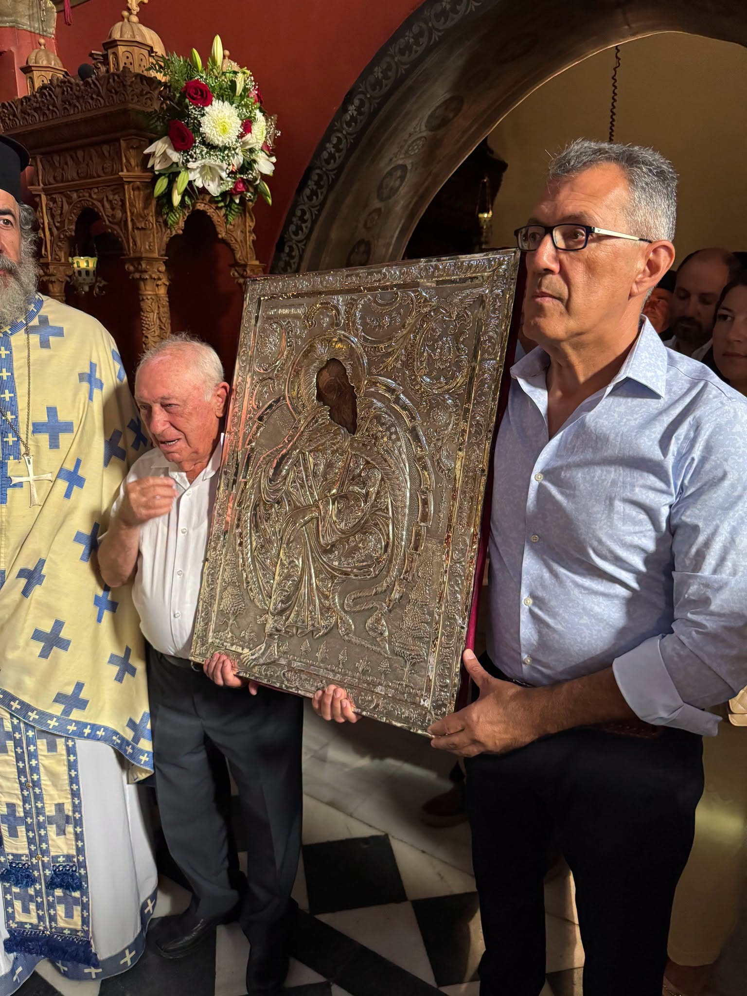 Προφήτης Ηλίας, Ιερά Μονή Προφήτου Ηλιού Θήρας, Σαντορίνη, Μητρόπολη Θήρας, πανθηραϊκός εορτασμός, Μητροπολίτης Αμφιλόχιος, Θεία Λειτουργία, Τρισαρχιερατικός Εσπερινός, Κυκλάδες, εκκλησιαστικές ειδήσεις