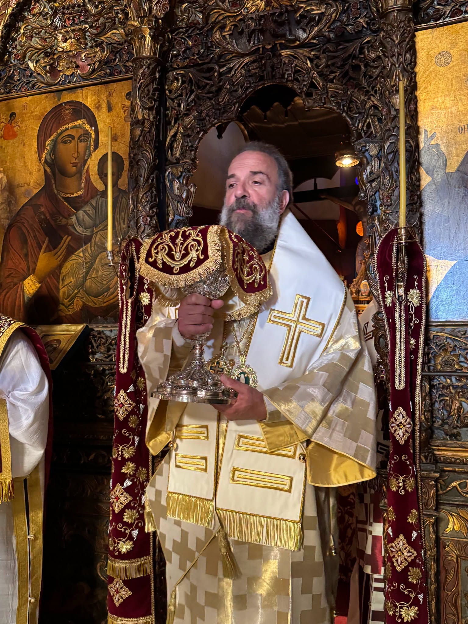 Προφήτης Ηλίας, Ιερά Μονή Προφήτου Ηλιού Θήρας, Σαντορίνη, Μητρόπολη Θήρας, πανθηραϊκός εορτασμός, Μητροπολίτης Αμφιλόχιος, Θεία Λειτουργία, Τρισαρχιερατικός Εσπερινός, Κυκλάδες, εκκλησιαστικές ειδήσεις