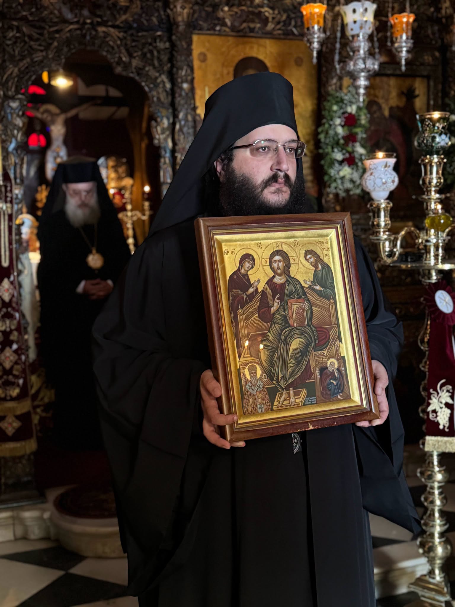 Προφήτης Ηλίας, Ιερά Μονή Προφήτου Ηλιού Θήρας, Σαντορίνη, Μητρόπολη Θήρας, πανθηραϊκός εορτασμός, Μητροπολίτης Αμφιλόχιος, Θεία Λειτουργία, Τρισαρχιερατικός Εσπερινός, Κυκλάδες, εκκλησιαστικές ειδήσεις