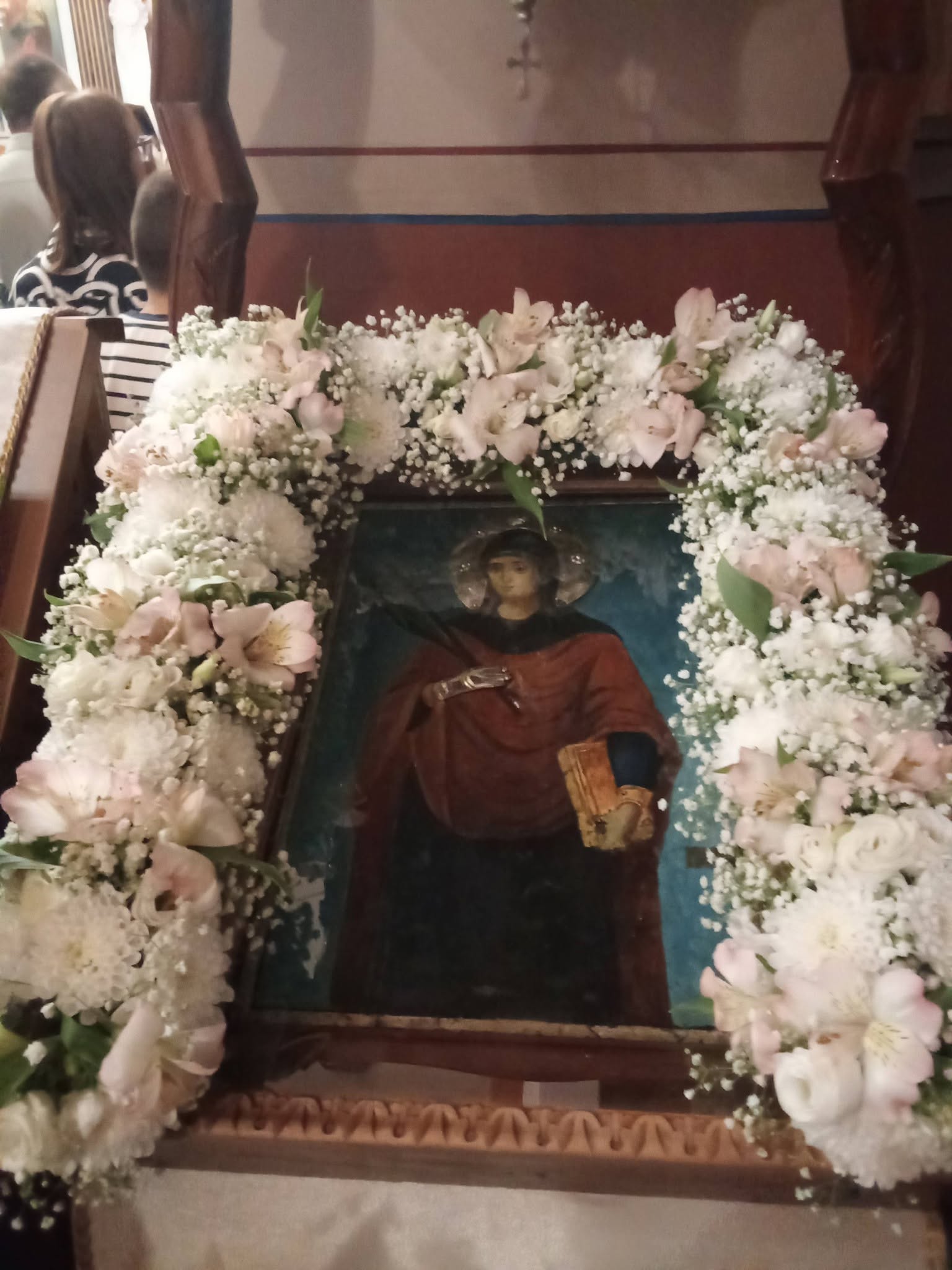 Πολυαρχιερατική Θεία Λειτουργία στον Ιερό Ναό Αγίας Μαρίνας Λέρου για την εορτή της Αγίας Μεγαλομάρτυρος Μαρίνης.